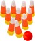 4E’s Novelty Candy Corn Bowling Game – Fun Fall Carnival & Halloween Party Game for Kids & Adults, Indoor/Outdoor Trunk or Treat Activity, Thanksgiving Yard Game & Festival Party Supply